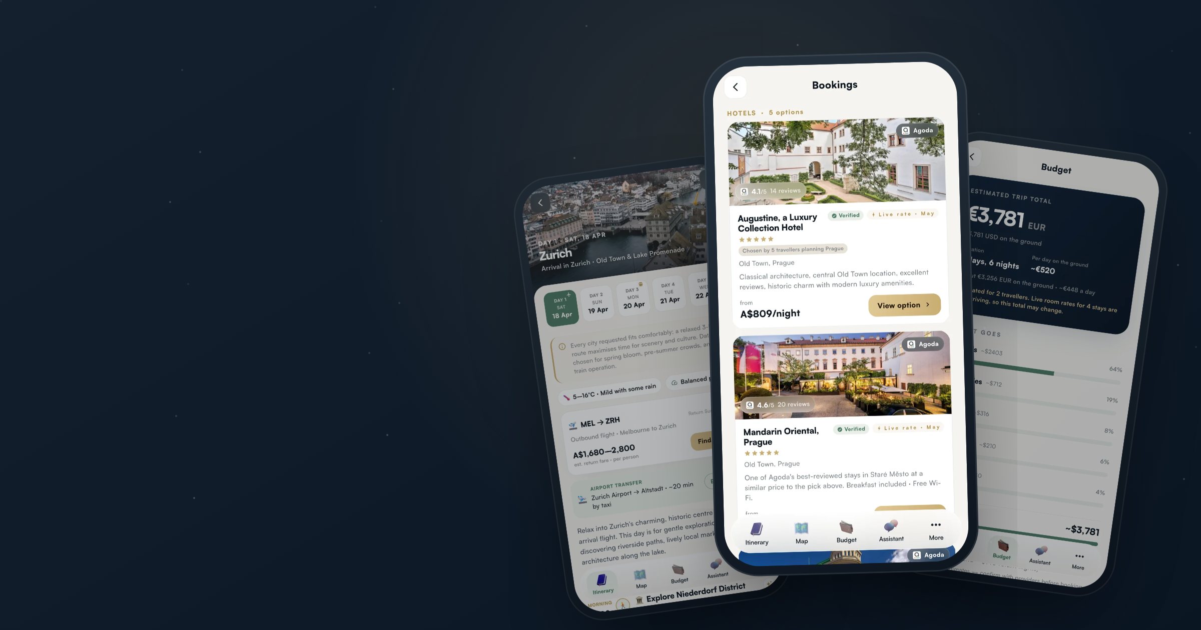 AI trip planner with real bookable tours travel guide